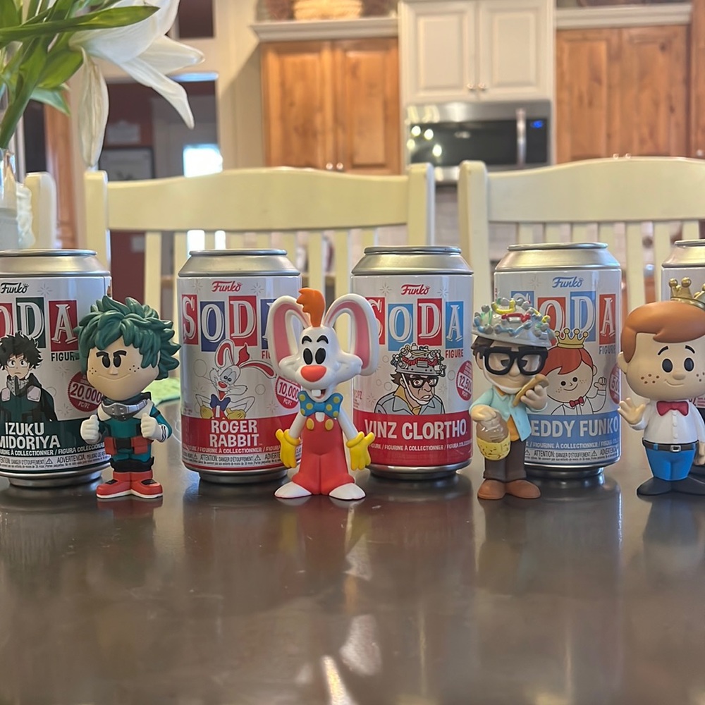 13 Funko Pop Soda Cans Lot